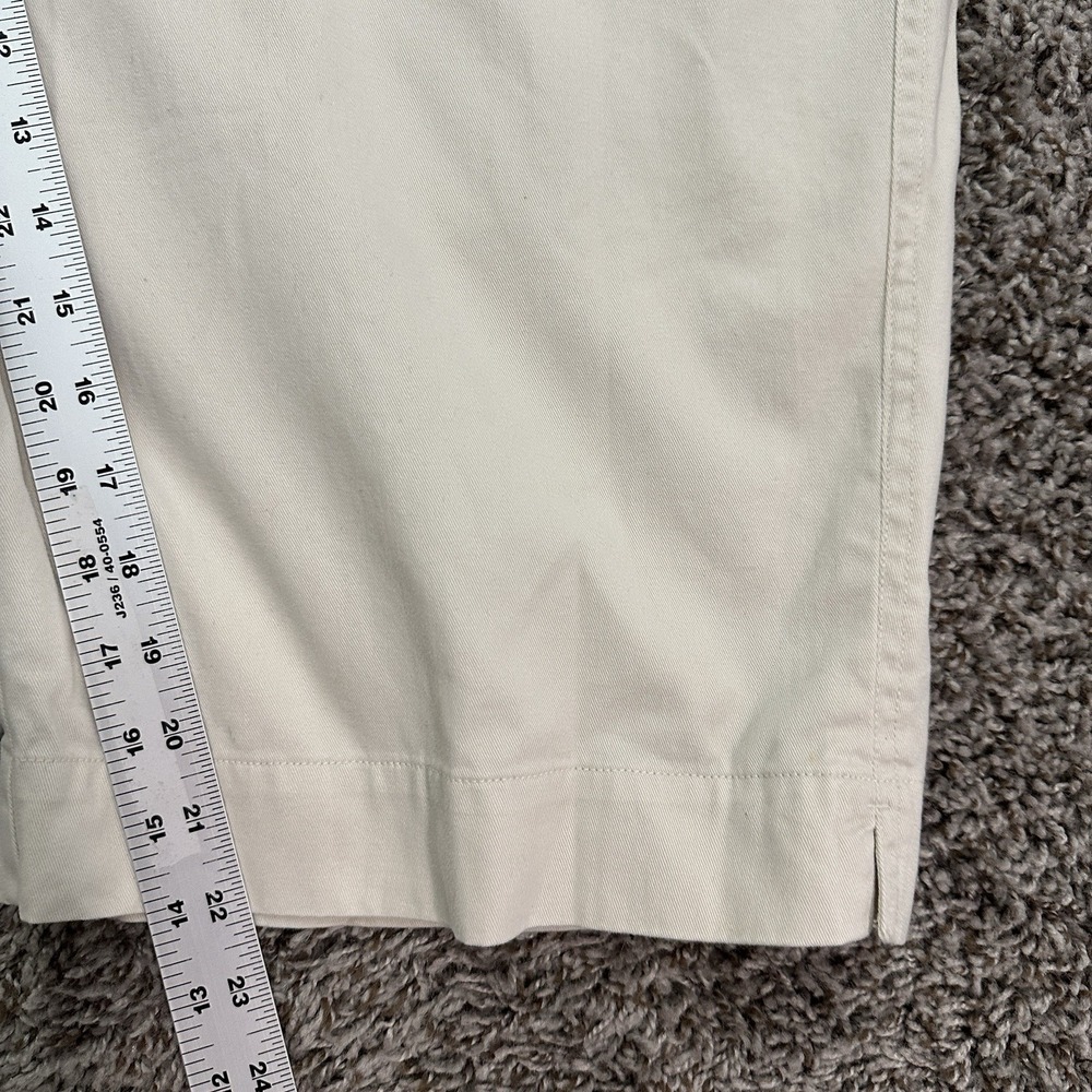 NWT Lauren Ralph Lauren Beige Khaki High Waist Cropped Chino Pants Size 20W - Picture 7 of 9
